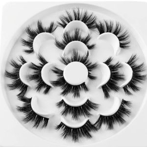 7 Pairs 6D lashes  Mink Fur Wispy Eyelashes